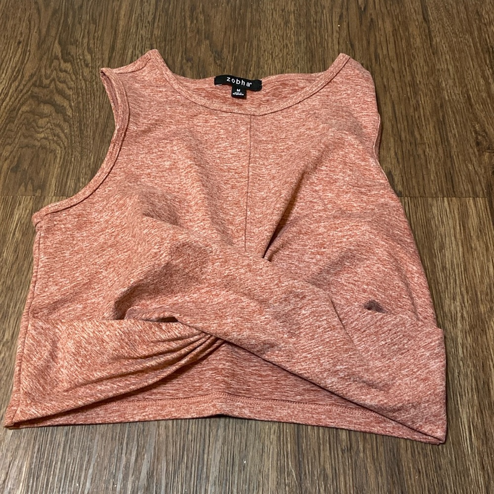 Red crop top